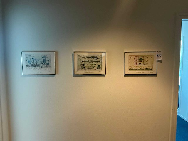 Wanddecoratie (7x) - afbeelding 1 van  8