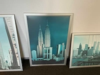 Wanddecoratie 97x67cm (10x) - afbeelding 5 van  11