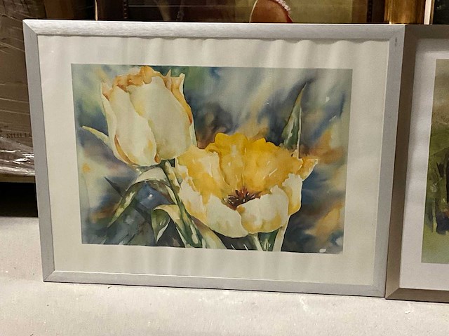 Wanddecoratie aquarel - afbeelding 3 van  5