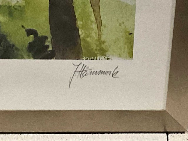 Wanddecoratie aquarel - afbeelding 5 van  5