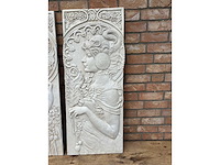 Wanddecoratie art noveau (2x) - afbeelding 3 van  3