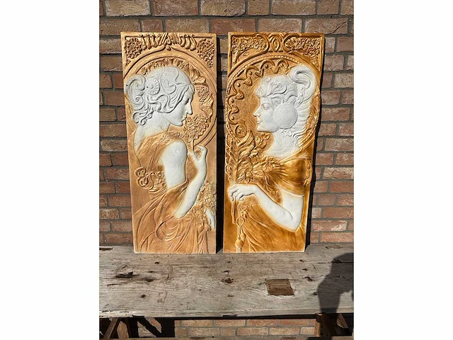 Wanddecoratie art noveau - afbeelding 1 van  1