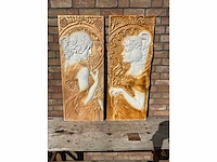 Wanddecoratie art noveau