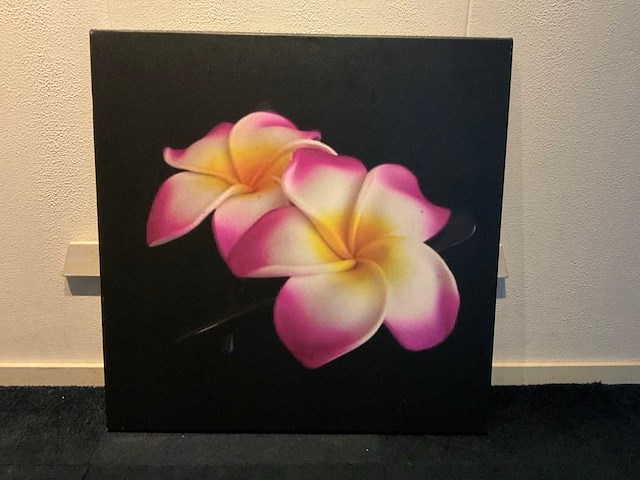 Wanddecoratie bloem (3x) - afbeelding 3 van  4