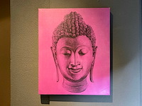 Wanddecoratie buddha (3x) - afbeelding 2 van  4