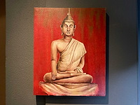Wanddecoratie buddha (3x) - afbeelding 3 van  4