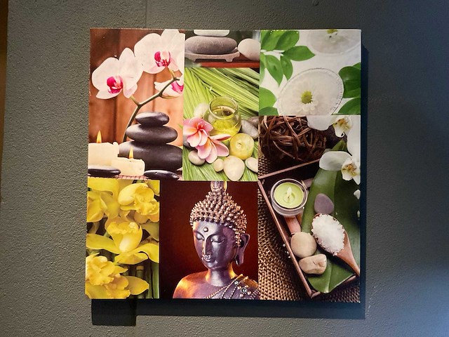 Wanddecoratie buddha (3x) - afbeelding 4 van  4