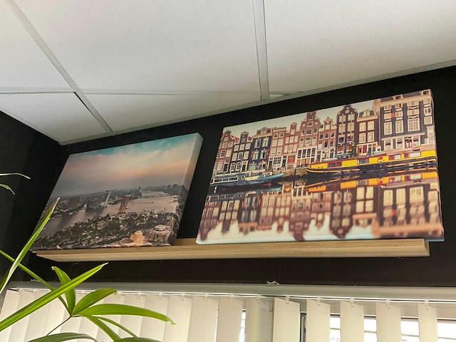 Wanddecoratie en klok (7x) - afbeelding 3 van  3
