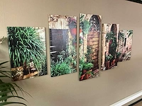 Wanddecoratie en planten in pot - afbeelding 7 van  7