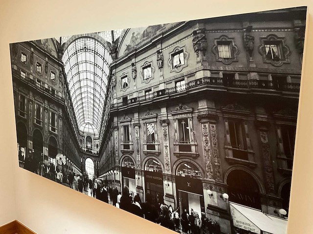 Wanddecoratie "galleria vittorio emanuele ii" - afbeelding 2 van  5
