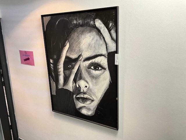 Wanddecoratie ‘gezicht’ - afbeelding 1 van  4