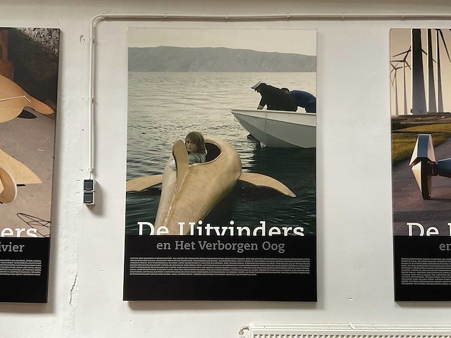 Wanddecoratie “ het verborgen oog” - afbeelding 1 van  2