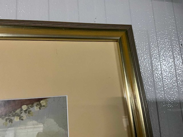 Wanddecoratie in lijst (2x) - afbeelding 4 van  5