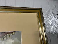 Wanddecoratie in lijst (2x) - afbeelding 4 van  5