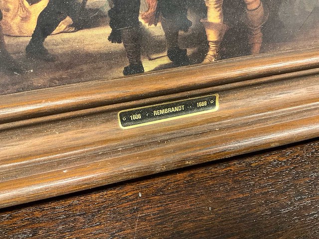 Wanddecoratie in lijst (3x) - afbeelding 4 van  8