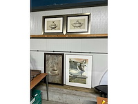 Wanddecoratie in lijst (3x) - afbeelding 2 van  6