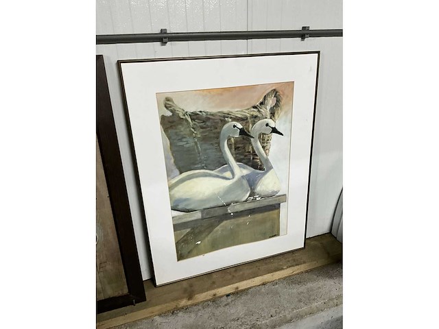 Wanddecoratie in lijst (3x) - afbeelding 5 van  6