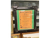 Wanddecoratie in lijst (4x) - afbeelding 4 van  6