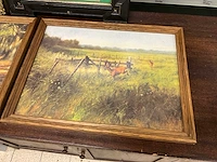 Wanddecoratie in lijst (4x) - afbeelding 5 van  6
