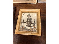 Wanddecoratie in lijst (5x) - afbeelding 6 van  7