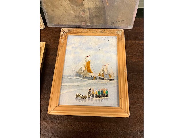 Wanddecoratie in lijst (5x) - afbeelding 7 van  7