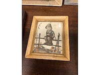 Wanddecoratie in lijst (5x) - afbeelding 6 van  7