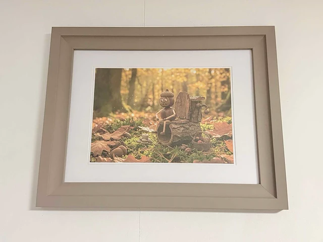 Wanddecoratie incl lijst - afbeelding 1 van  3