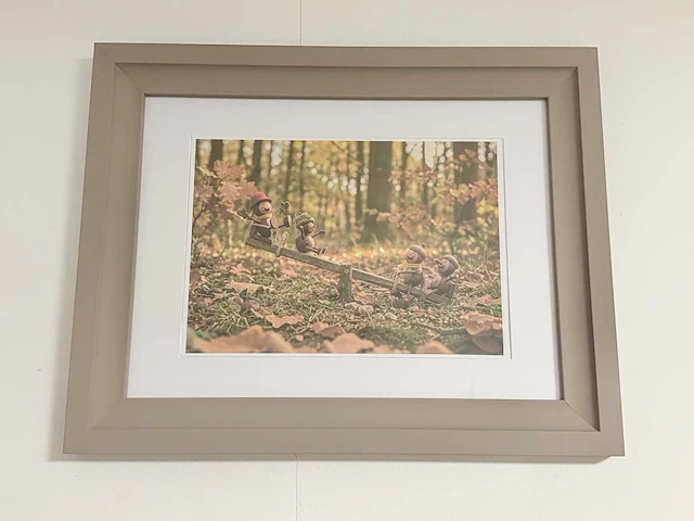 Wanddecoratie incl lijst - afbeelding 1 van  3