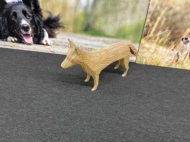 Wanddecoratie / karton sculpturen (8x) - afbeelding 5 van  8