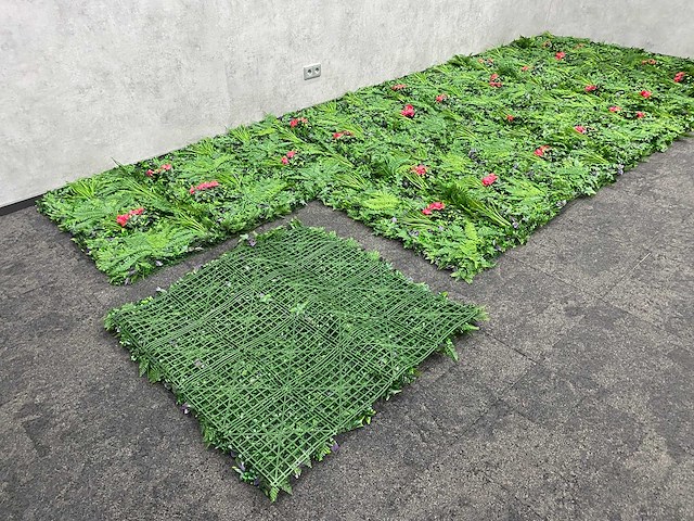 Wanddecoratie kunstplant 'exotica' 500x200 ongebruikt - afbeelding 6 van  21