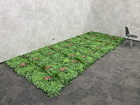 Wanddecoratie kunstplant 'exotica' 500x200 ongebruikt - afbeelding 1 van  21