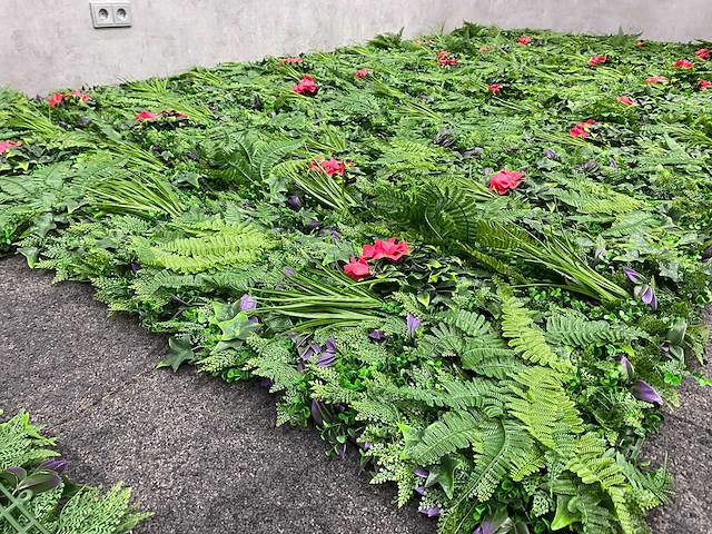 Wanddecoratie kunstplant 'exotica' 500x200 ongebruikt - afbeelding 14 van  21