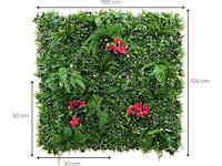 Wanddecoratie kunstplant 'exotica' 500x200 ongebruikt - afbeelding 16 van  21