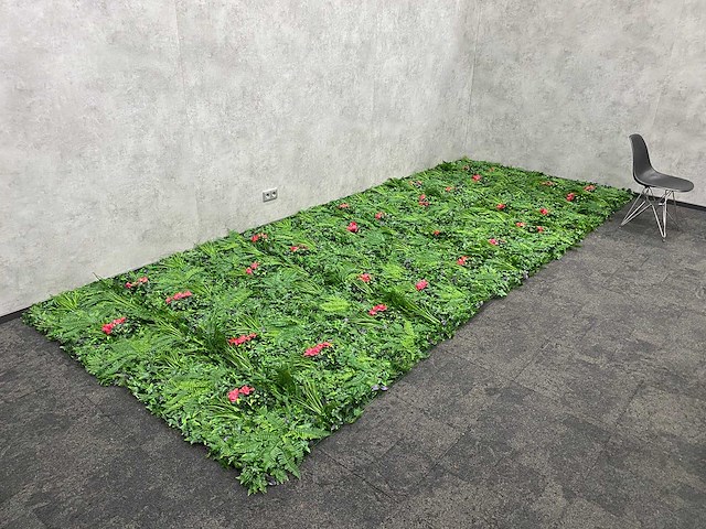 Wanddecoratie kunstplant 'exotica' 500x200 ongebruikt - afbeelding 1 van  21