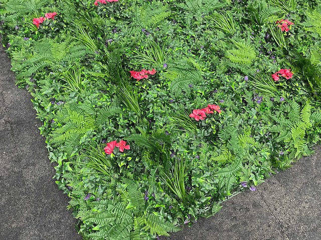 Wanddecoratie kunstplant 'exotica' 500x200 ongebruikt - afbeelding 21 van  21