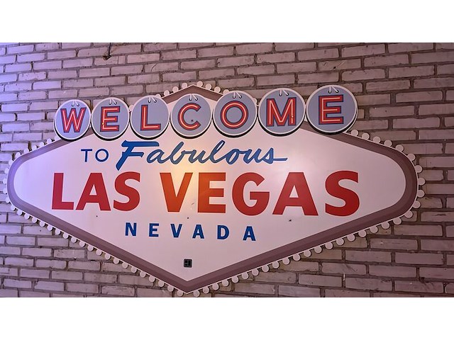Wanddecoratie, las vegas nevada - afbeelding 1 van  1