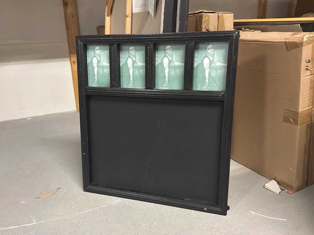 Wanddecoratie met krijtbord - afbeelding 1 van  4