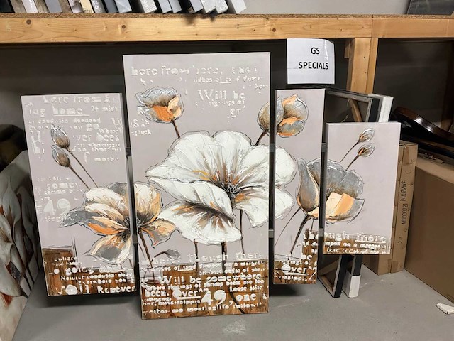 Wanddecoratie op canvas - afbeelding 2 van  2