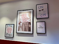 Wanddecoratie ''pizza" (4x) - afbeelding 2 van  2