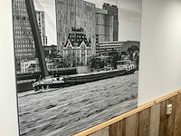 Wanddecoratie ( skyline rotterdam ) - afbeelding 4 van  5