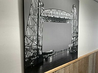 Wanddecoratie ( skyline rotterdam ) - afbeelding 5 van  5