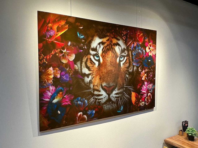 Wanddecoratie ‘tijger’ - afbeelding 1 van  4