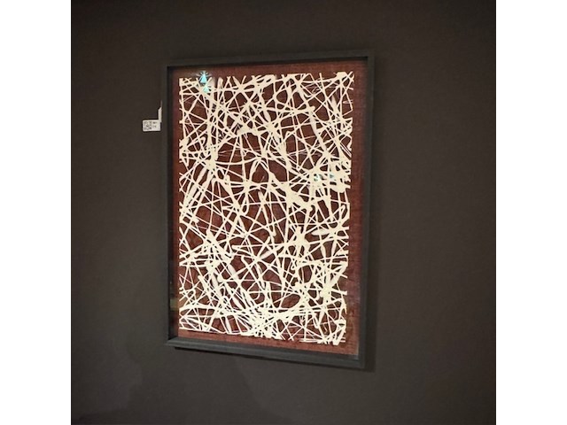 Wanddecoratie umo art&desgin, washi paper art - afbeelding 1 van  3