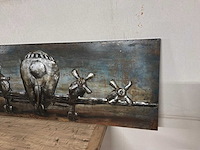Wanddecoratie van ijzer - afbeelding 5 van  12