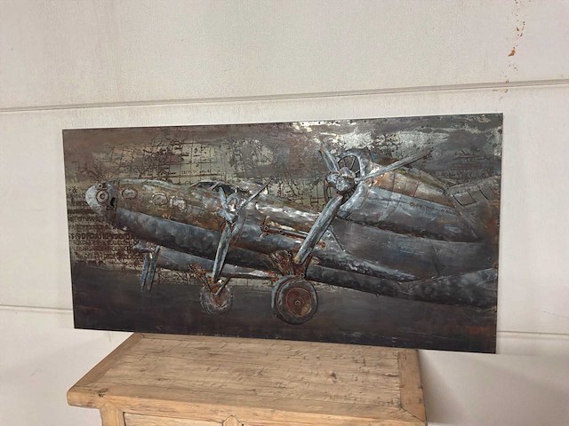Wanddecoratie van ijzer - afbeelding 3 van  9