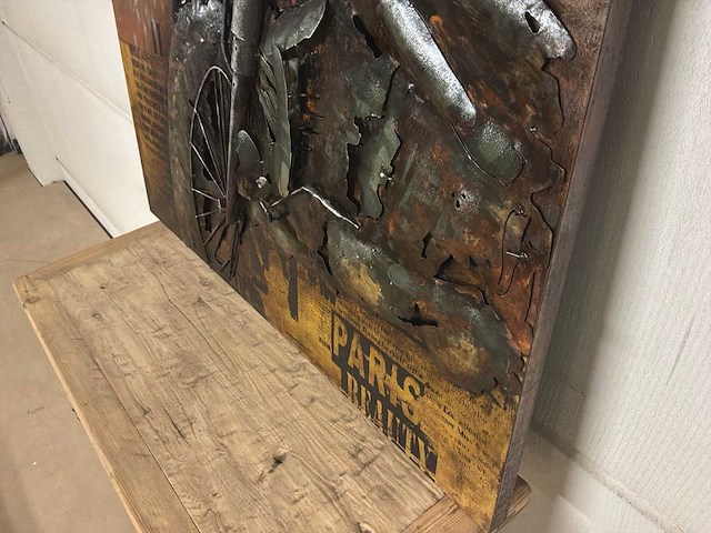 Wanddecoratie van ijzer - afbeelding 5 van  8