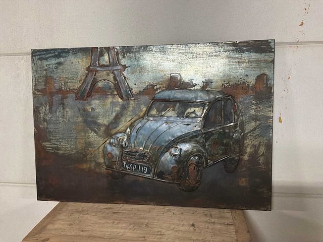 Wanddecoratie van ijzer - afbeelding 3 van  8