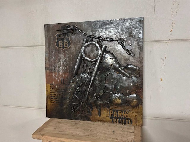 Wanddecoratie van ijzer - afbeelding 3 van  12