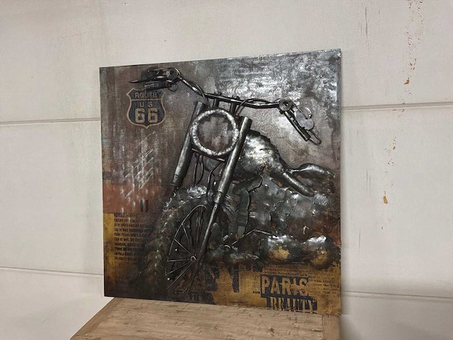 Wanddecoratie van ijzer - afbeelding 4 van  12