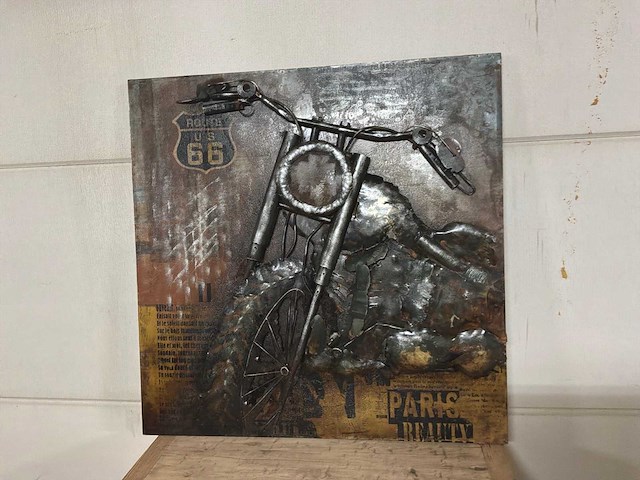 Wanddecoratie van ijzer - afbeelding 5 van  12